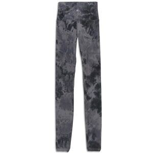 Wunder Train Lululemon Leggings Diamond Dye Pitch Grey Graphite Grey Size 10